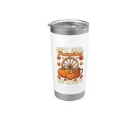 Apple Cider Pumpkin Hayrides Apple Picking Love Autumn Fall Stainless Steel Insulated Tumbler