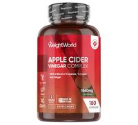 Apple Cider Vinegar with Mother 1860mg - Added Probiotics - 180 Apple Cider Vinegar Capsules with Cayenne Pepper, Turmeric & Ginger Root - Vegan Tablets (Not Apple Cider Vinegar Gummies)