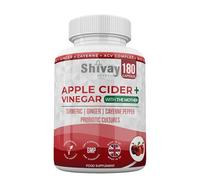 Apple Cider Vinegar Complex with The Mother 180 Capsules | 1500mg ACV per Serving | with Turmeric, Ginger, Cayenne & Bio Cultures | Vegan | Shivay Herbals UK