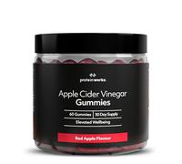Apple Cider Vinegar Gummies - 1000mg ACV with “The Mother” Culture, Plus Chromium Picolinate & Folic Acid, Plus Vitamins B6, B12 and C - Red Apple Flavour - 60 Gummies - Protein Works