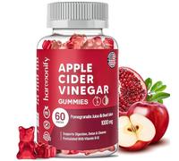 Apple Cider Vinegar Gummies with Pomegranate Beet Juice, Vinagre De Manzana Capsulas & Gomitas, Formulated with Vitamin B12, 1000 mg Vitamins - 30 Days Servings