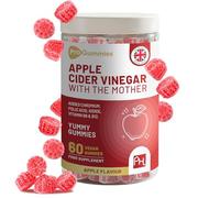 Apple Cider Vinegar Gummies with The Mother 1000mg | Enhanced with Vitamin B12, Vitamin B6, Folic Acid, Chromium, Iodine | 60 Vegan ACV Gummies (not Capsule) | Apple Flavours by Prowise