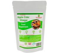 Apple Cider Vinegar Tablets - High Strength - 1000mg Supplement per Serving, 90 Natural Vegan Safe Tablets, Made from UK Grown Apples with The Mother, Keto Diet