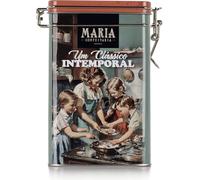 Apple & Cinnamon Biscuits in Vintage-Style Tin - 150g - Crunchy Spiced Biscuits - Reusable Tin for Gifting or Tea-Time Moments