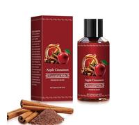 Apple Cinnamon Essential Oil, Cinnamon Oil for Hair, Fall Scented Essential Oils for Diffusers for Home, Body, Soap Making, Massage (1P)