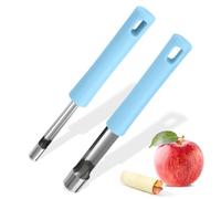 Apple Corer 2 Pieces, Sturdy Apple Core Removal Tool, Handy Apple Cutter for Hanging, Core Removal, Suitable for Apples, Pears and Other Fruits and Vegetables