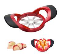 Apple Corer and Slicer 3.5 Inch, Professional Apple Cutter, Safety Fruit Slicer for Apples Pears with 8 Stainless Steel Blade, Apple Tool - Quick Preparation of Fruit Salads - Easy to Use