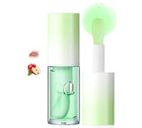 Apple Flavour Lip Oil, Clear Non-Sticky Gloss for Hydration and Plumping, Moisturising Lip Tint Makeup for Women & Girls, Smooth Shine with Lasting Nourishment (Apple Flavor Lip Oil)