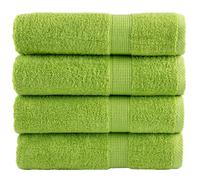 (apple green, 50 x 100 cm/ 4 pcs) vidaXL Premium Hand Towels Shower Bath Towel Cream 600 gsm 100% Cotton