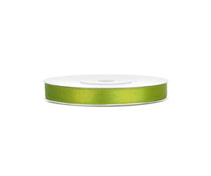 Apple green satin ribbon 25 m
