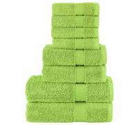 vidaXL 8 Piece Premium Towel Set SOLUND Apple Green 600 gsm