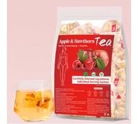 Apple Hawthorn Tea With Red Jujube & Dried Tangerine Peel - 30 Packs Fruit Herbal Blend(1pcs)