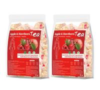 Apple Hawthorn Tea With Red Jujube & Dried Tangerine Peel - 30 Packs Fruit Herbal Blend(2pcs)