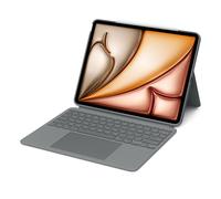 Logitech Combo Touch iPad Air 13-inch (M2)(2024) Keyboard Case - Detachable backlit keyboard with kickstand, comfortable typing, multi-use mode -AZERTY