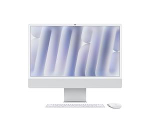 Apple iMac 2024 M4 10-Core 16GB RAM 256GB SSD 24 Inch 4.5K All-in-One PC - Silver