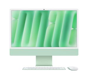 Apple iMac 24-inch with Retina 4.5K display: M4 chip with 10-core CPU and 10-core GPU, 16GB, 256GB SSD - Green