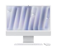 Apple iMac All-in-One Desktop Computer with M4 chip with 8-core CPU and 8-core GPU: Built for Apple Intelligence, 24-inch Retina Display, 16GB Unified Memory, 256GB SSD Storage; Silver