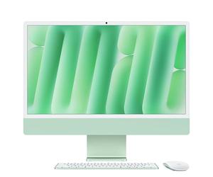 Apple iMac All-in-One Desktop Computer with M4 chip with 10-core CPU and 10-core GPU: Built for Apple Intelligence, 24-inch Retina Display, 16GB Unified Memory, 256GB SSD storage; Green