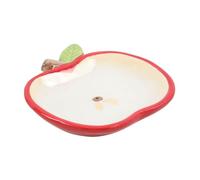 Apple Incense Holder - Charming Apple Design - Creates a Peaceful Atmosphere - Quirky Home Accessory - Thoughtful Present Idea - Durable Ceramic Construction