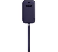 Genuine Apple iPhone 12 Mini Leather Sleeve With MagSafe Deep Violet Official