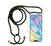 Apple iPhone 12 Mini Phone Necklace Case With Strap To Hang Cord Black