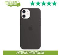 Apple iPhone 12 mini Silicone Case with MagSafe - Black 100% ORIGINAL ⭐⭐⭐⭐⭐