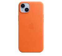 Genuine Brand New Sealed iPhone 14 Plus Leather Case with MagSafe Orange