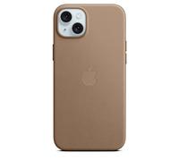 Apple - Back cover for mobile phone - MagSafe compatibility - microtwill, FineWoven - taupe - for iPhone 15 Plus