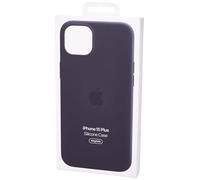 Apple iPhone 15 Plus Silicone Case with MagSafe - Black