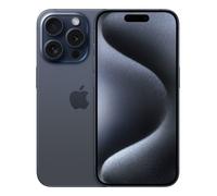 Apple iPhone 15 Pro 15.5 cm (6.1") Dual SIM iOS 17 5G USB Type-C 128 GB Titanium, Blue