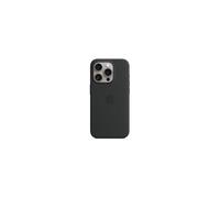 Apple - Back cover for mobile phone - MagSafe compatibility - silicone - black - for iPhone 15 Pro Max
