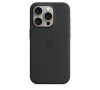 Apple iPhone 15 Pro Silicone Case with MagSafe - Black