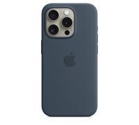 Apple iPhone 15 Pro Silicone Case with MagSafe - Storm Blue