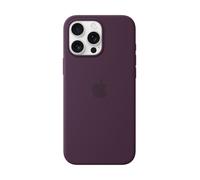 Genuine / Official Apple iPhone 16 Pro Max Silicone Case / Cover - Plum (Purple)