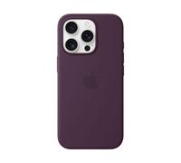 Apple iPhone 16 Pro Silicone Case with MagSafe for iPhone 16 Pro - Plum, Purple