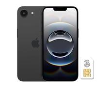 Apple iPhone 16e 128GB (Black/White) + Three SIM card (Black)