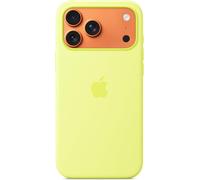Apple iPhone 17 Pro Max Silicone Case with MagSafe and Camera Control: Lightweight Phone Case, Wireless Charging Compatible, Smooth Matte Finish; Neon Yellow