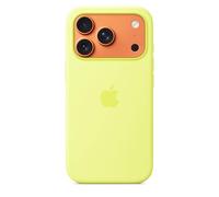 Apple iPhone 17 Pro Silicone Case with MagSafe and Camera Control: Lightweight Phone Case, Wireless Charging Compatible, Smooth Matte Finish; Neon Yellow