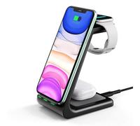 (Apple iPhone) 3 In 1 Qi Enabled Wireless Charging Station