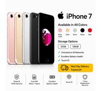 Apple iPhone 7 32GB/128GB Black Silver Unlocked Excellent 1 YR WTY