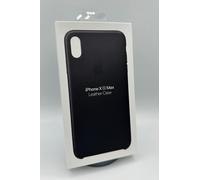 Apple iPhone XS Max Leather Rear Case Cover Midnight Blue/Taupe