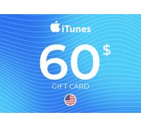 Apple iTunes Gift Card 60 USD Key - NORTH AMERICA