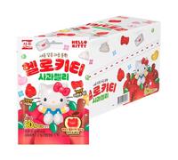 Apple Jelly Gummy Candy 43g - Chewy Fruit Sweets with Cute Character Packaging (Pack of 10)