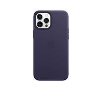 Apple Leather Case with MagSafe (for iPhone 12 Pro Max) - Deep Violet