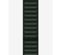 Apple Leather Link Strap for Apple Watch 41 mm Dark Green - S-M