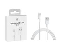 Apple Lightning USB Cable White 1 m MD818ZM/A for iPhone 5 5S 6 Plus 7 8 SE 2020