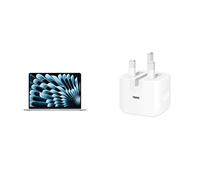 Apple MacBook Air 13.6-inch M5 chip with 10-core CPU and 10-core GPU: Liquid Retina Display, 16GB Unified Memory, 1TB SSD, Wi-Fi 7; Sky Blue; Apple 40W Dynamic Power Adapter with 60W Max