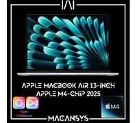 Apple 13" MacBook Air, M4, 16GB RAM, 8 Core GPU, 256GB, 2025 - Silver, Silver