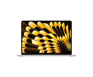 Apple MacBook Air Apple M M3 Laptop 38.9 cm (15.3 ) 8 GB 512 GB SSD Wi-Fi 6E (802.11ax) macOS Sonoma Beige