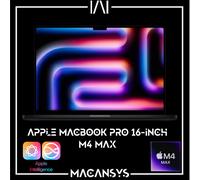 Apple MacBook Pro 16-inch : M4 Max chip with 14‑core CPU and 32‑core GPU, 36GB, 1TB SSD - Silver